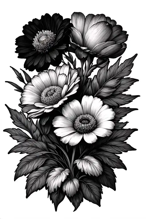 May And March And September Birth Flowers Growing