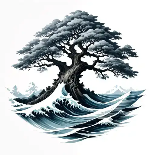 The Growing Tree Of The Wave Breaking