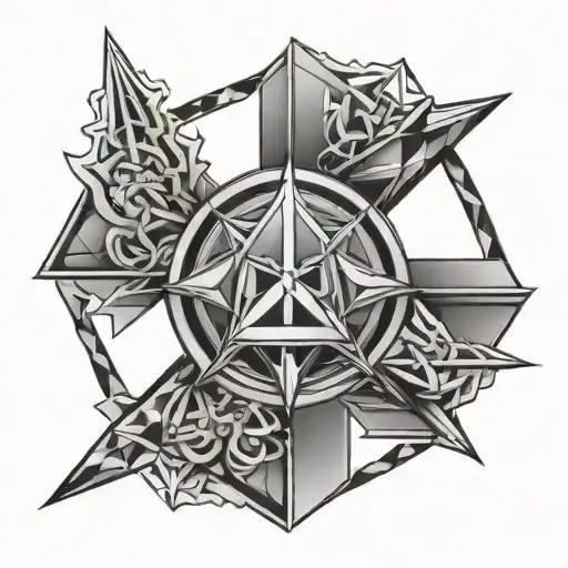 Geometric Tattoo Military