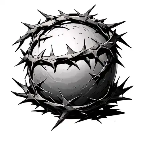 A Ball With A Crown Of Thorns