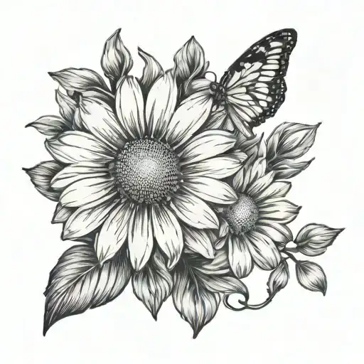 Sweet Pee And Daisy Birth Flowers