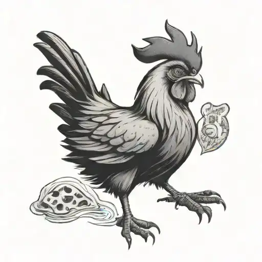 Sad Dark Lose Boy Crazy Chicken