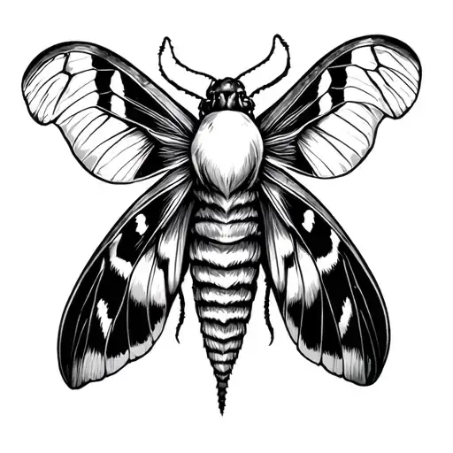 Death Moth Traditional Style