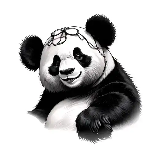 Woman Panda Roux Anthropomorphism