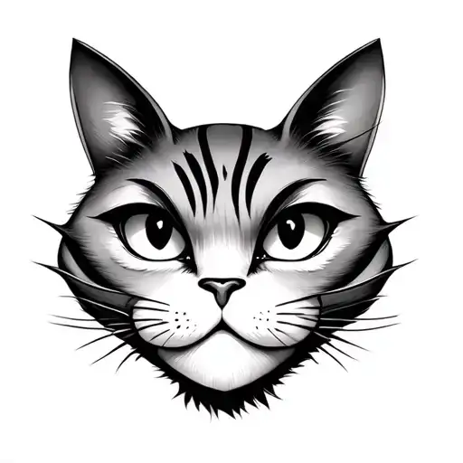 Cheshire Cat Eyes Snd Mouth