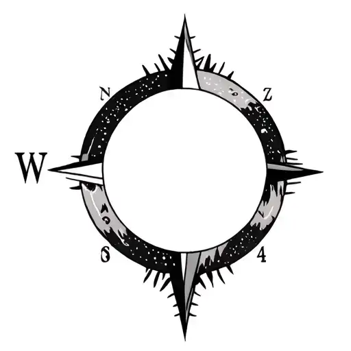 Compass Mountain Moon