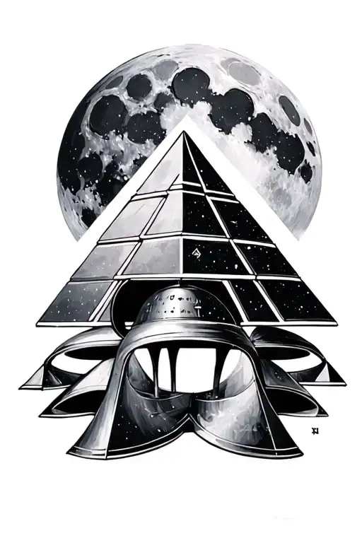 Pink Floyd Prism Pyramid Wallbricks Moon Division Bell