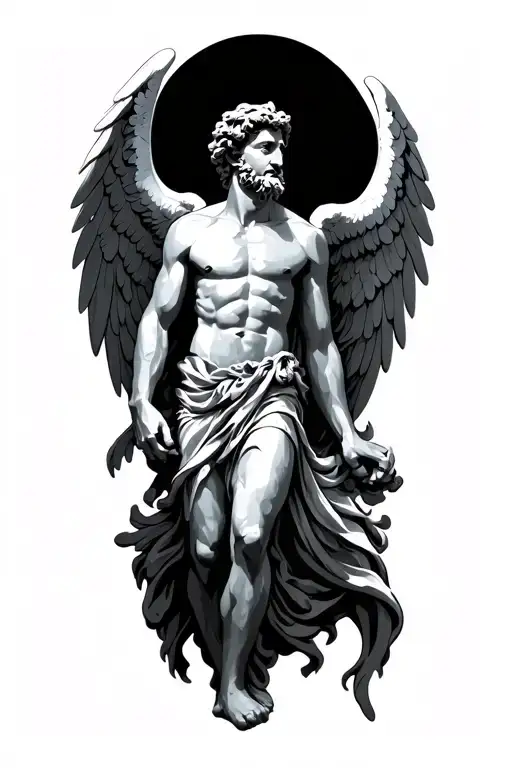 Zeus And Angel Wings