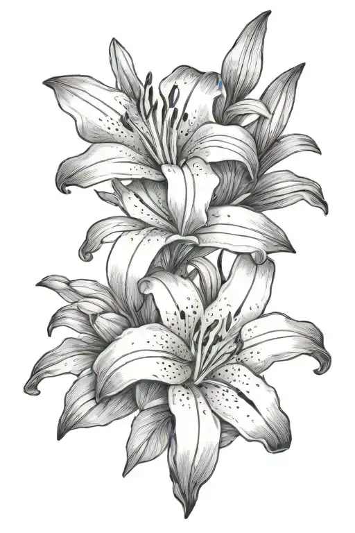 Lily Flower With Solo Se Tu Mismo Written In The Stem