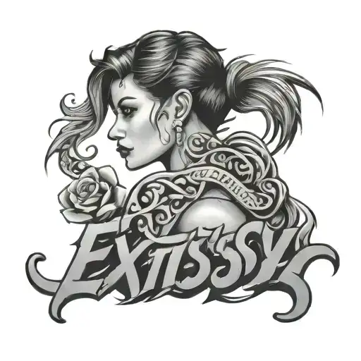 Extssy Model Lettering