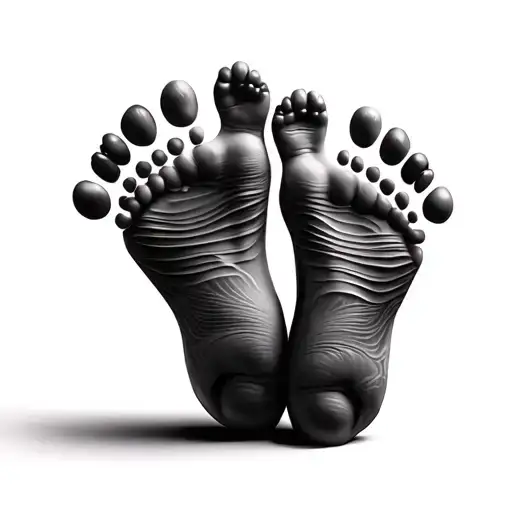 Baby Footprints With Disney