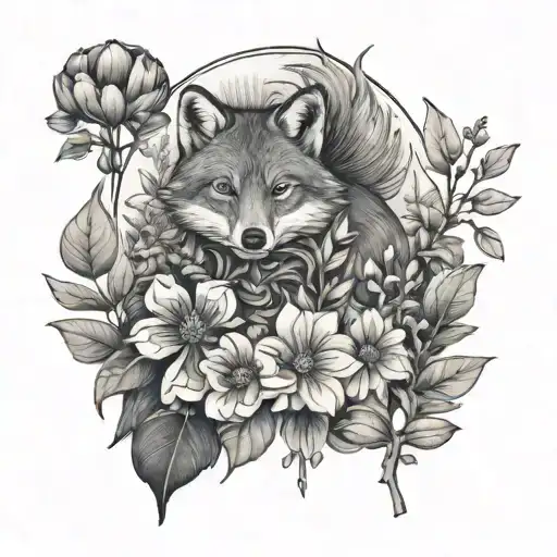 Forest Woodland Animals Wild Flowers