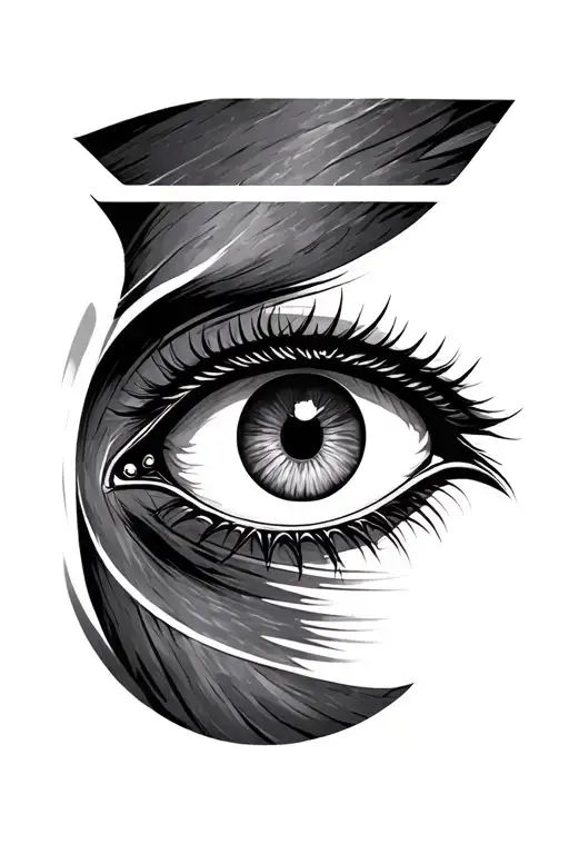 Eye Of Horus Portrait Looking