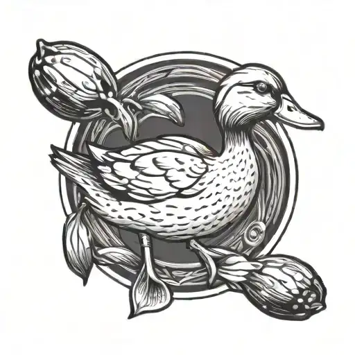 Duck With A Bean Friend