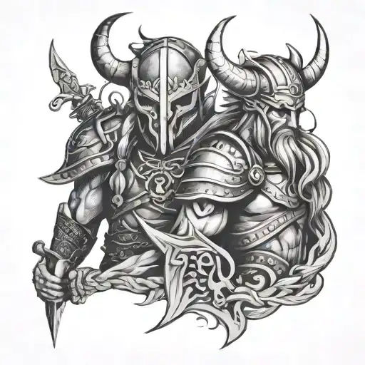 Devil And Angel Vikings