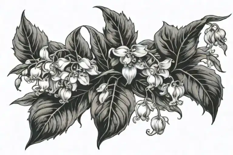 Ivy And Lily Of The Valley Flower