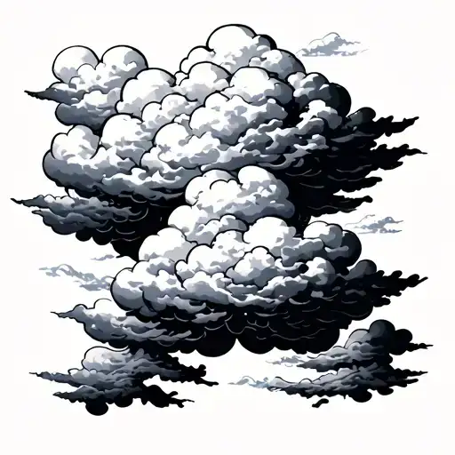 Cloud Background Old School