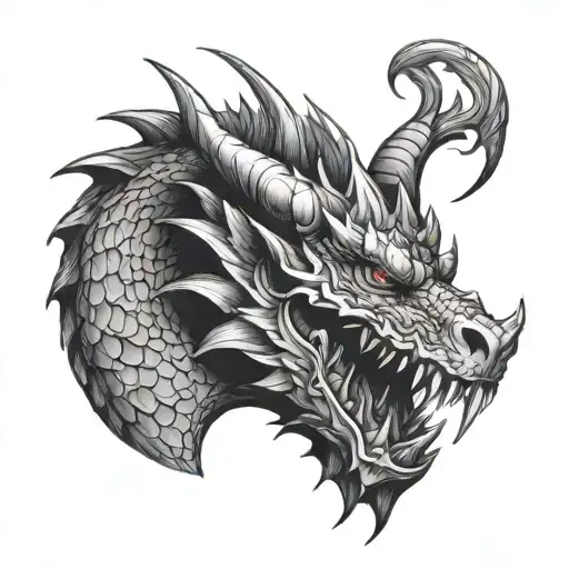 Dragon Head Side Profile