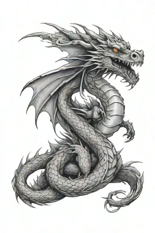 Girlie Dragon Wrapped