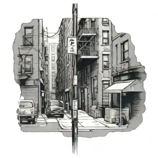 New York City Alleyway Representing