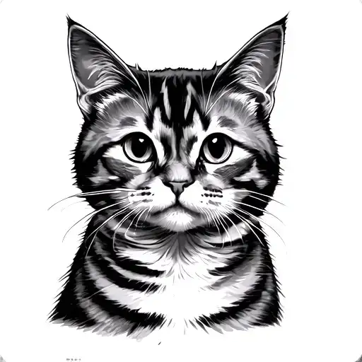 Old School Ginger Cat