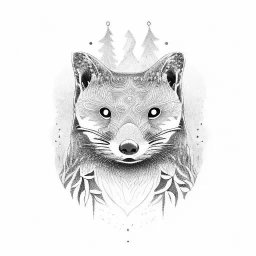 Otter With A Fox And An Owl