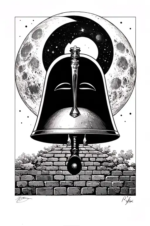 Pink Floyd Division Bell Album Cover Art Stonepole And Prism And Moon And Brickwall