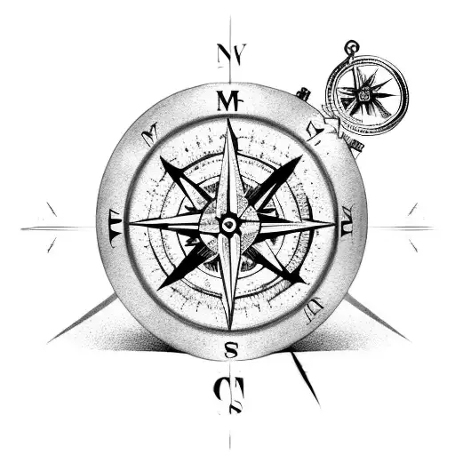 Broken Compass With Monsters