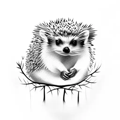 Hedgehog In A Tree House
