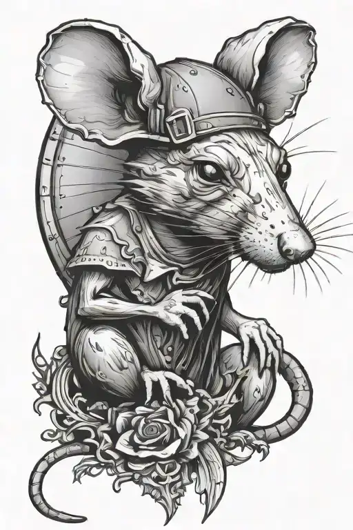 Feral Gothic Rat Playing