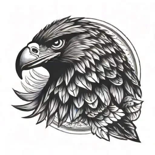 Cherokee Good Luck Hawk Flying