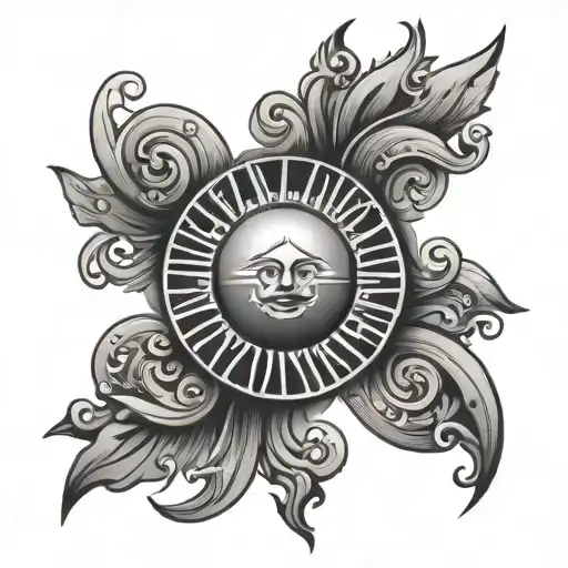 Sun Ray Symmeritrical