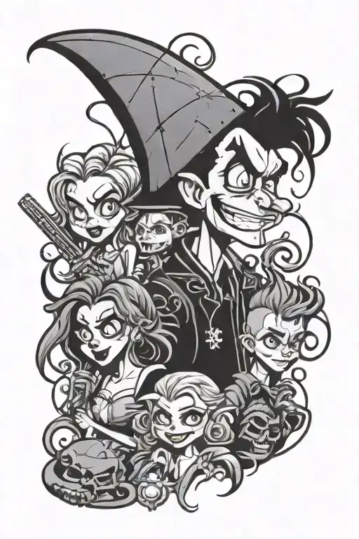 Gothic 90S Cartoon Characters
