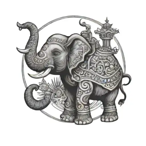 Religion And Elephant