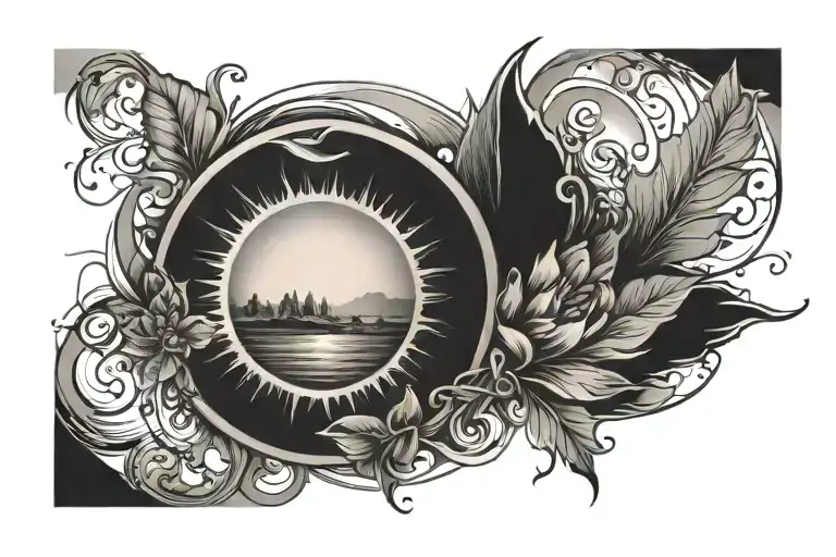 Sunlight In The Background