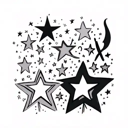 Small Group Of Stars