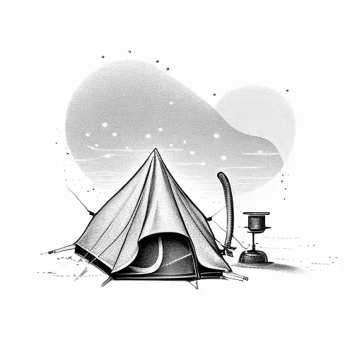 Collection Of Camping Tent And Stethoscope And Misfit And Aquarium