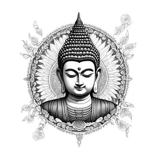 Cambodian Buddha On Sleeve Inspired