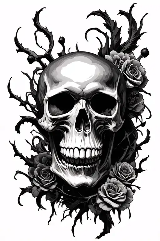 Darkness Skull Death