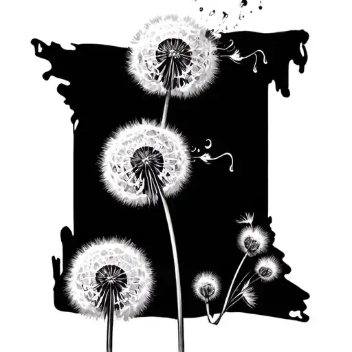 Dandelion Blowing Semi Colons