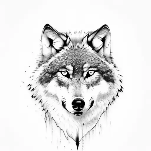 Wolf And Raven Tatto