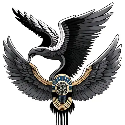 Egyptian Wings And Wings