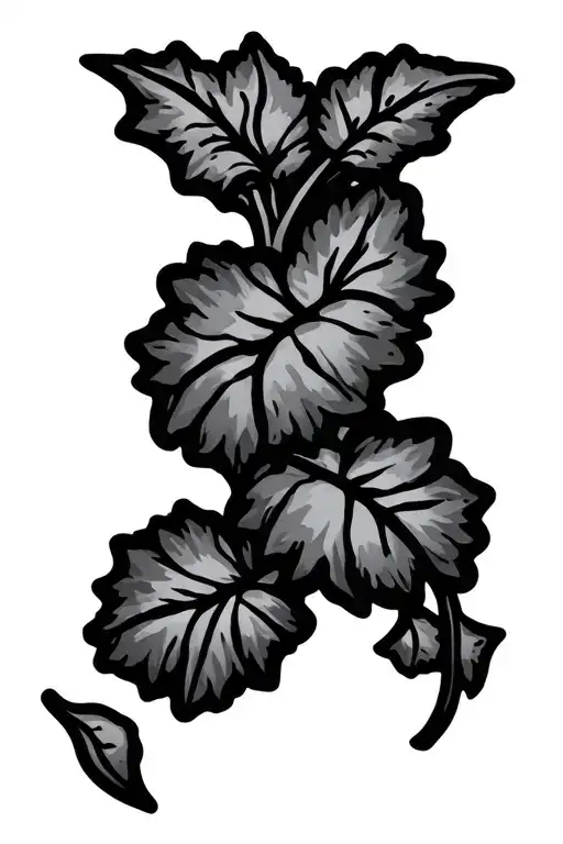 Simple Line Vine Wrapping