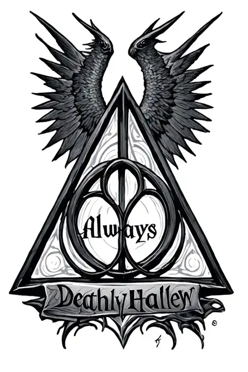 Harry Potter Always Deathly Hallows Symbol