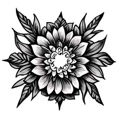 Lebanese Floral Intertwined With Maori Design