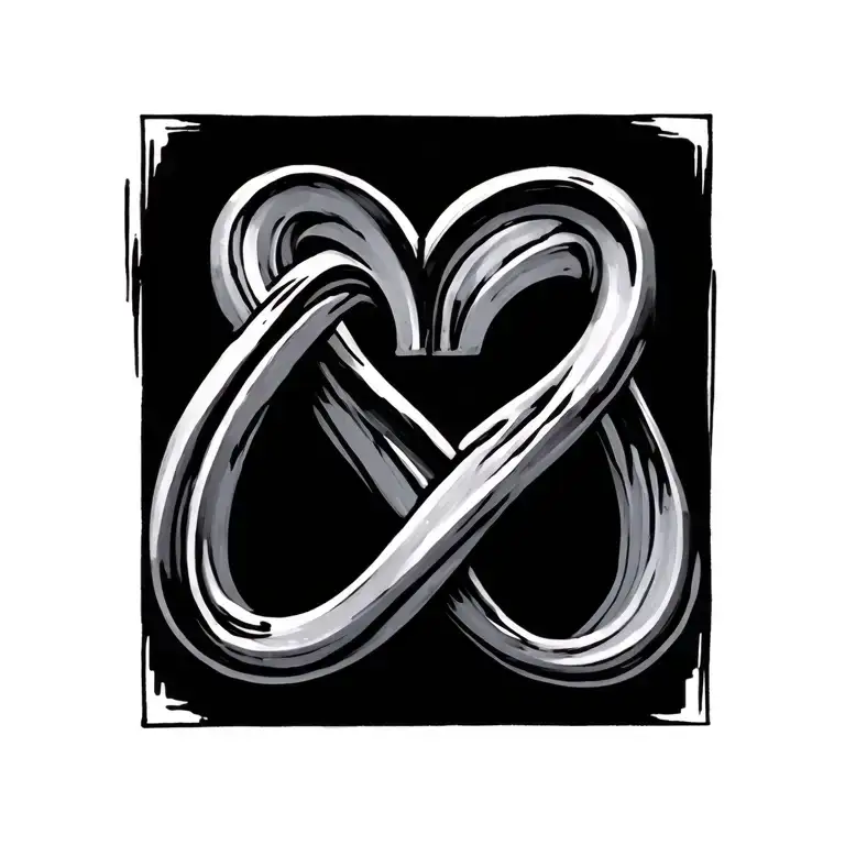 Infinite Love Sign With M T