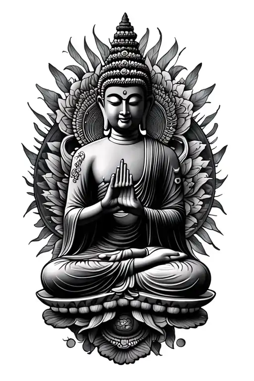 Cambodian Buddha On Sleeve Inspired