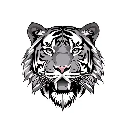 Leo And Year Of The Tiger Head