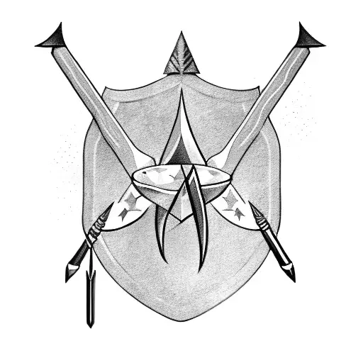 Arrow With Sagittarius Signs