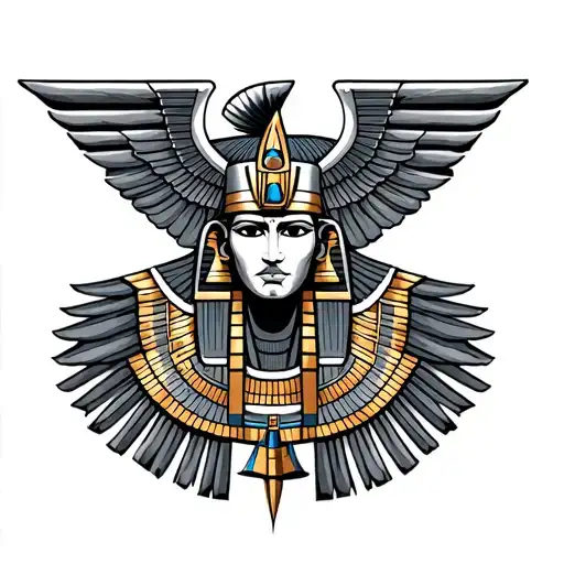 Egyptian God For Family Crest